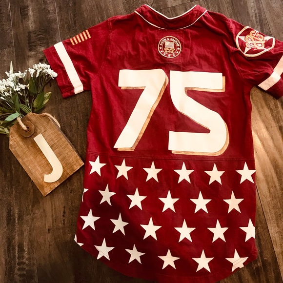 Smith & Graham Hustle Hard Boys Large Cotton Button Jersey - Picture 5 of 5